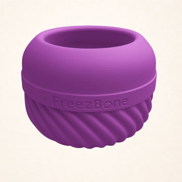 FreezJumbo freeze-and-lick dog toy in purple