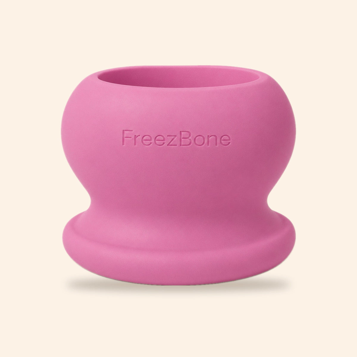FreezBall freeze-and-lick dog toy in pink