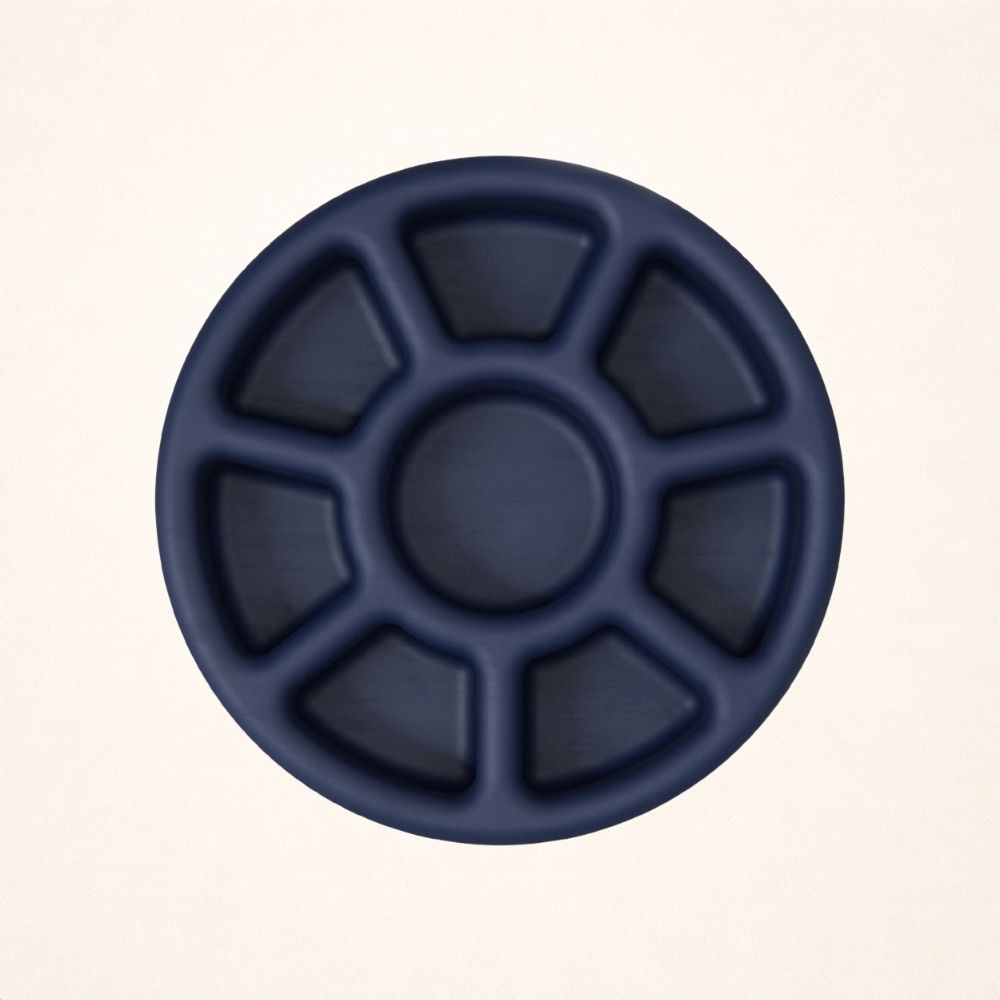 FreezWheel freeze-and-lick dog toy in navy