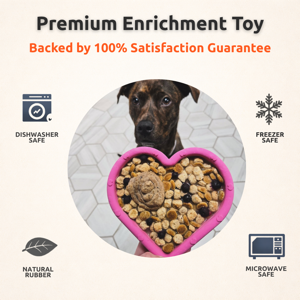 FreezHeart - Durable Heart Enrichment Chew