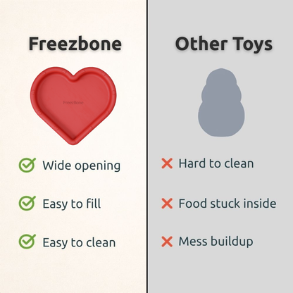 FreezHeart - Durable Heart Enrichment Chew