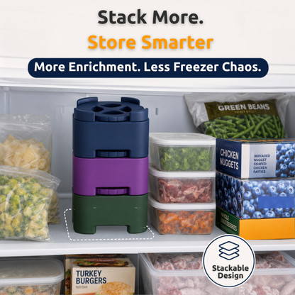 FreezBrick Tough - Stackable Frozen Treat Toy for Dogs