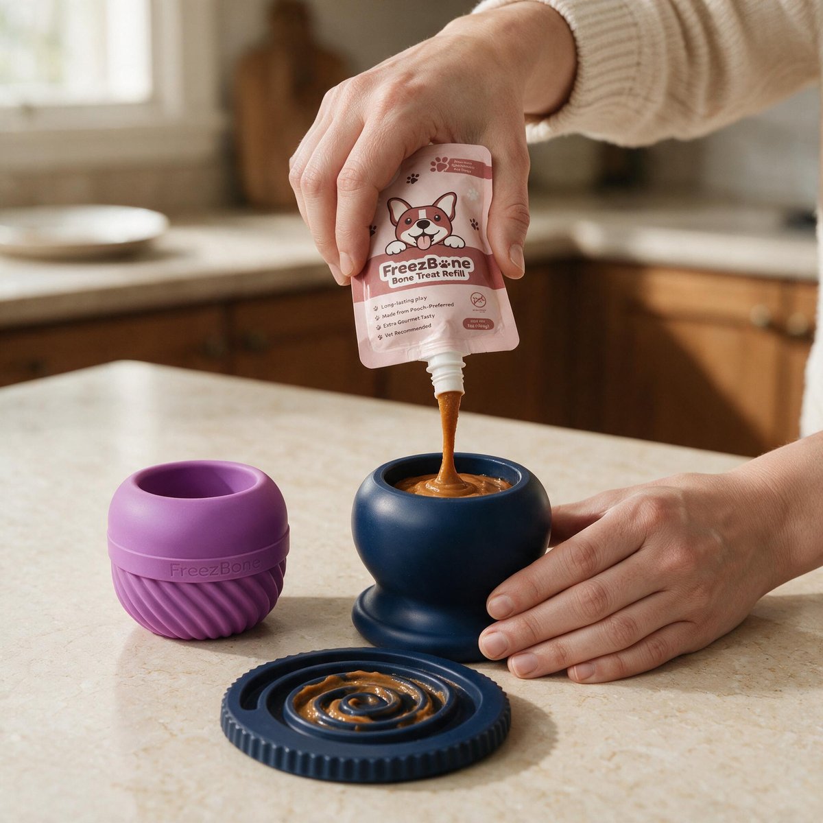 Filling a Best Seller Bundle with a soft treat